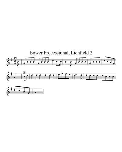 Bower Processional, Lichfield 2