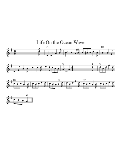 Life On the Ocean Wave