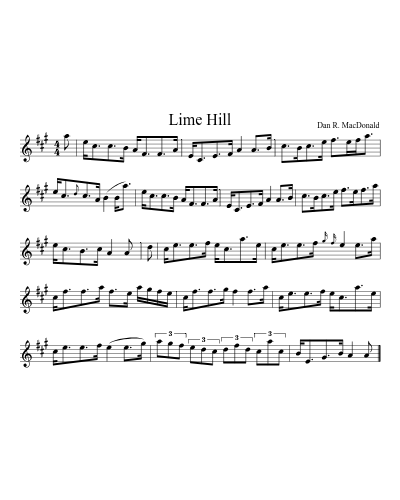 Lime Hill (Version 3)