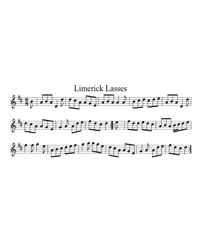 Limerick Lasses (Version 2)