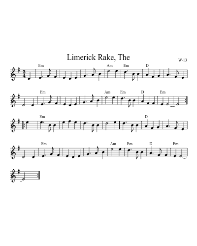 Limerick Rake, The preview