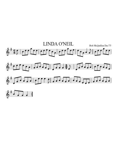 LINDA O'NEIL (Version 2)