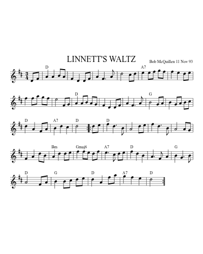 LINNETT'S WALTZ (Version 2)