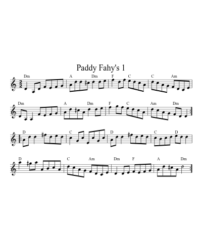 Paddy Fahy's 1