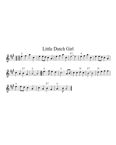 Little Dutch Girl (Version 4)