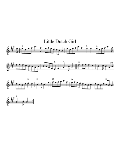Little Dutch Girl (Version 13)