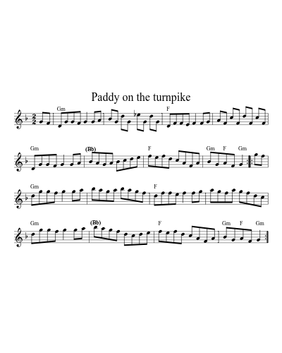 Paddy on the turnpike preview