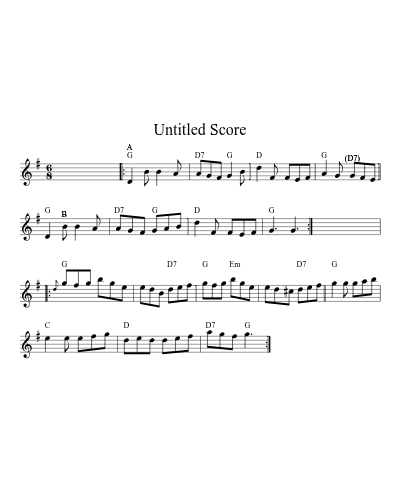 Little Paddy Rock Come Up set D A C G 32 17 (Version 4)