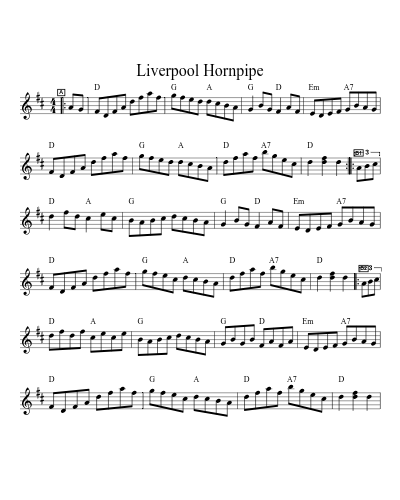 Liverpool hornpipe (Version 2)