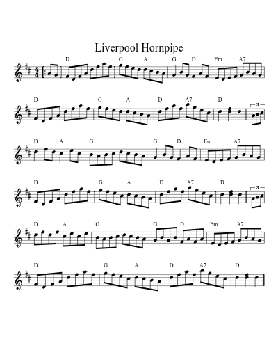 Liverpool hornpipe (Version 7)