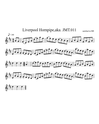 Liverpool Hornpipe,aka. JMT.011 preview