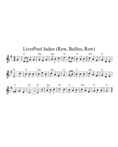 LiverPool Judies (Row, Bullies, Row) (Version 2)