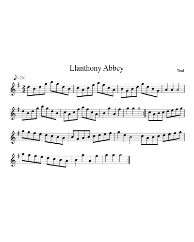 Llanthony Abbey (Version 2) preview