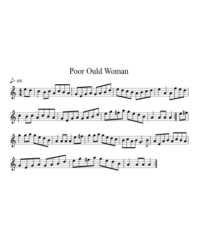 Poor Ould Woman