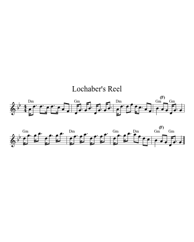 Lochaber's Reel (Version 2)