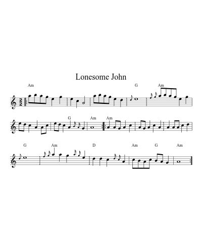 Lonesome John (Version 2)