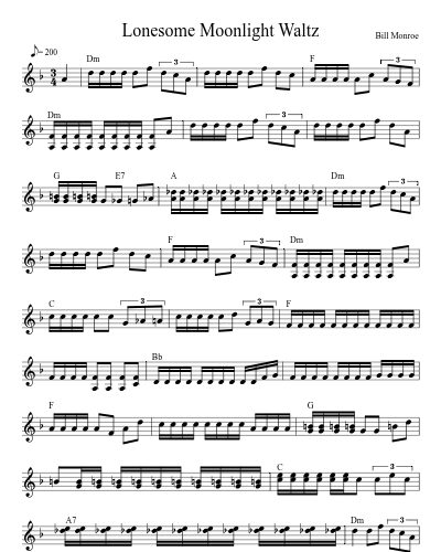 Lonesome Moonlight Waltz