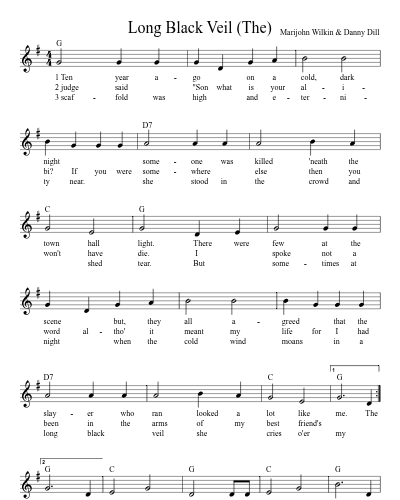Long Black Veil (The)