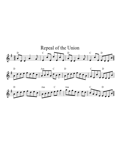 Repeal of the Union