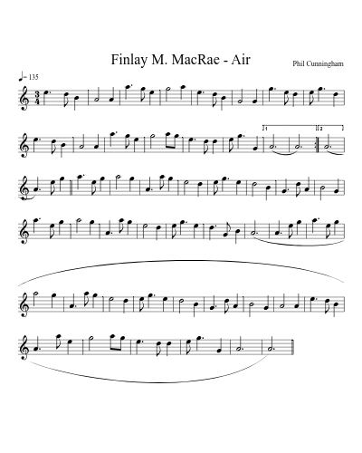 Finlay M. MacRae - Air (Andy M Stewarts Reel) preview