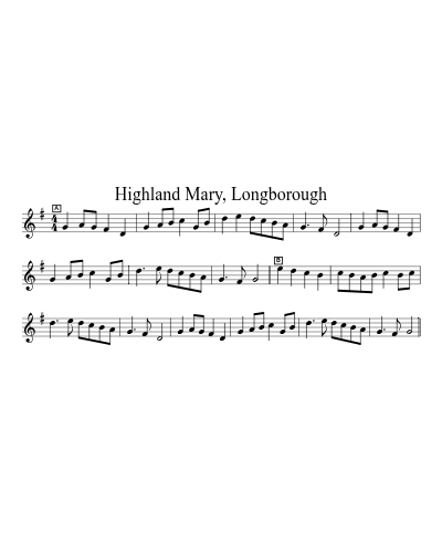 Highland Mary, Longborough