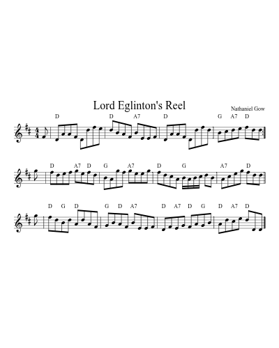 Lord Eglinton's Reel preview