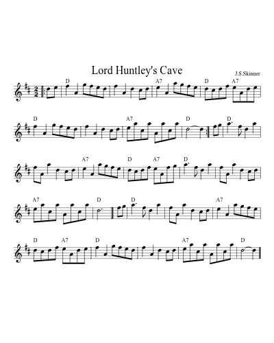 Lord Huntley's Cave (Version 13)