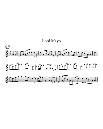 Lord Mayo (Version 2)