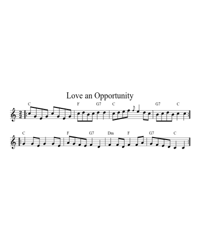 Love an Opportunity (Version 5)