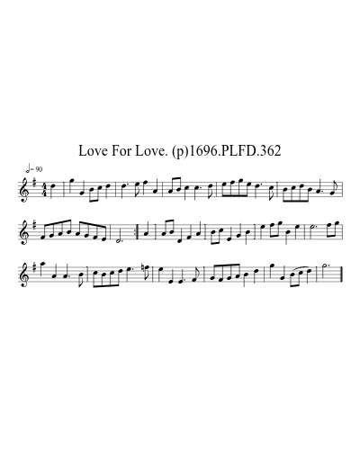 Love For Love. (p)1696.PLFD.362