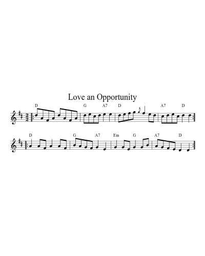 Love an Opportunity (Version 10)