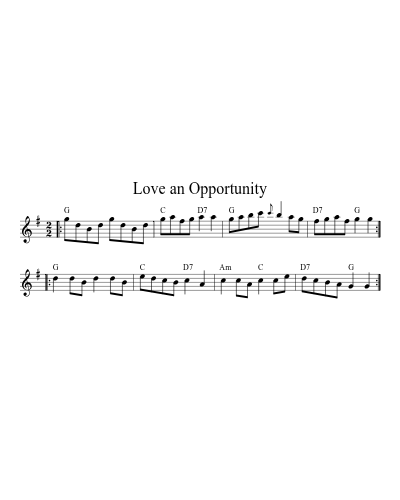 Love an Opportunity (Version 12)