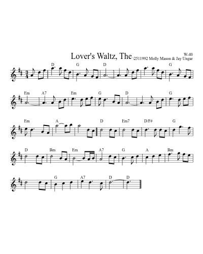 Lover's Waltz, The