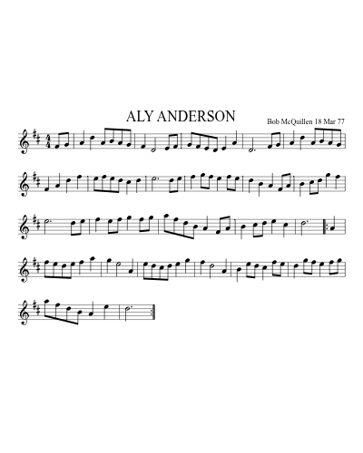 ALY ANDERSON