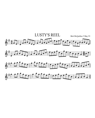 LUSTY'S REEL (Version 2) preview