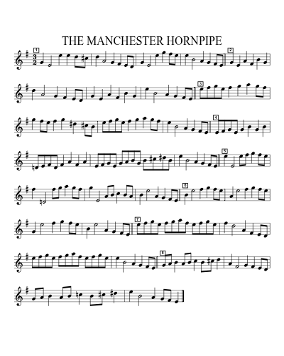 The Manchester Hornpipe (Version 3)