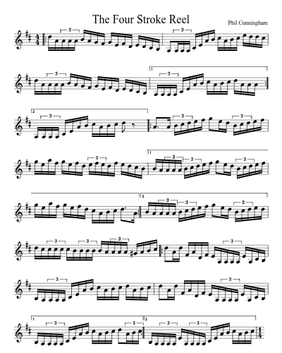 The Four Stroke Reel (Andy M Stewarts Reel)