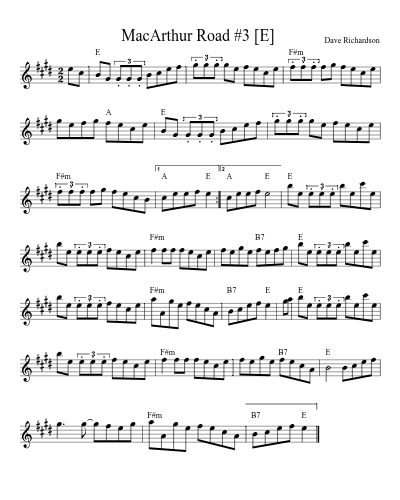 MacArthur Road #3  [E] (Version 2)