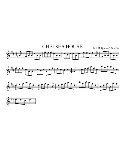 CHELSEA HOUSE