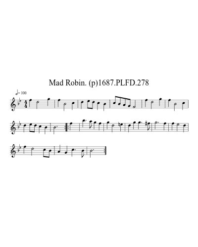 Mad Robin. (p)1687.PLFD.278