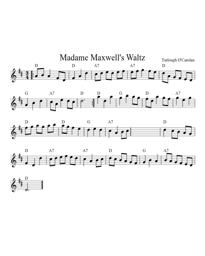 Madame Maxwell's Waltz (Version 2)