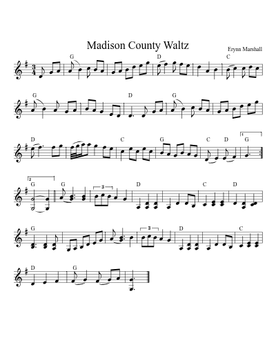 Madison County Waltz (Version 3)
