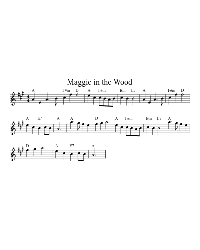 Maggie in the wood (Version 2) preview