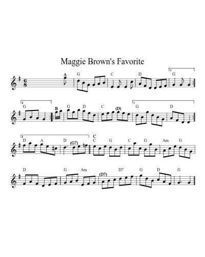 Maggie Brown's Favorite (Version 3)
