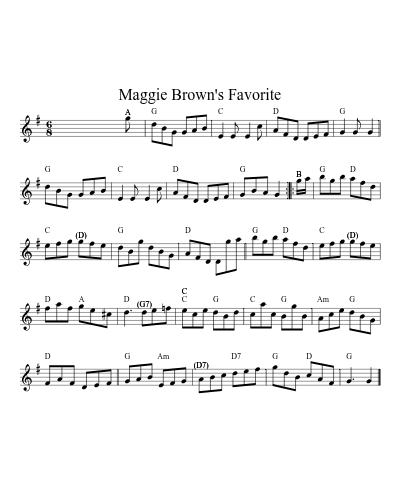 Maggie Brown's Favorite (Version 4)