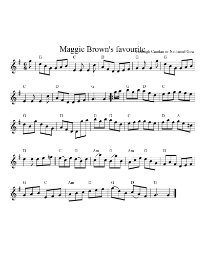Maggie Brown's Favourite (Version 5) preview