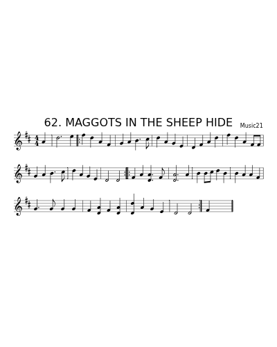 62. MAGGOTS IN THE SHEEP HIDE