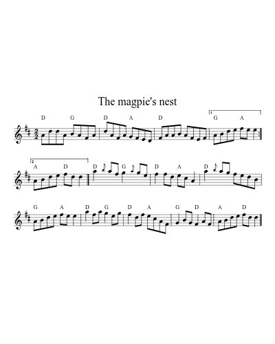 The magpie's nest (Version 4)