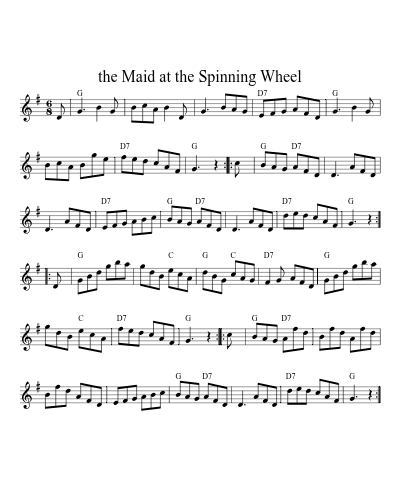 the Maid at the Spinning Wheel (Version 3)