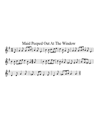 Maid Peeped Out At The Window